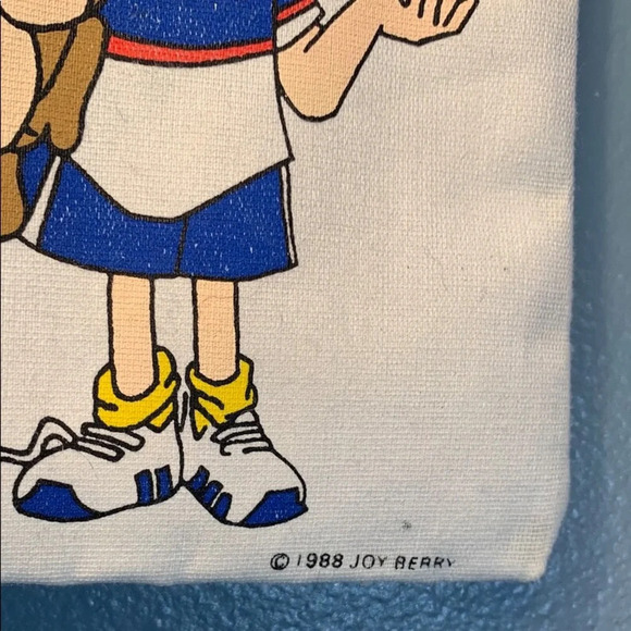 Vintage 1988 Joy Bears We Love Help me be Good Books Kids Tote Bag - Picture 2 of 7